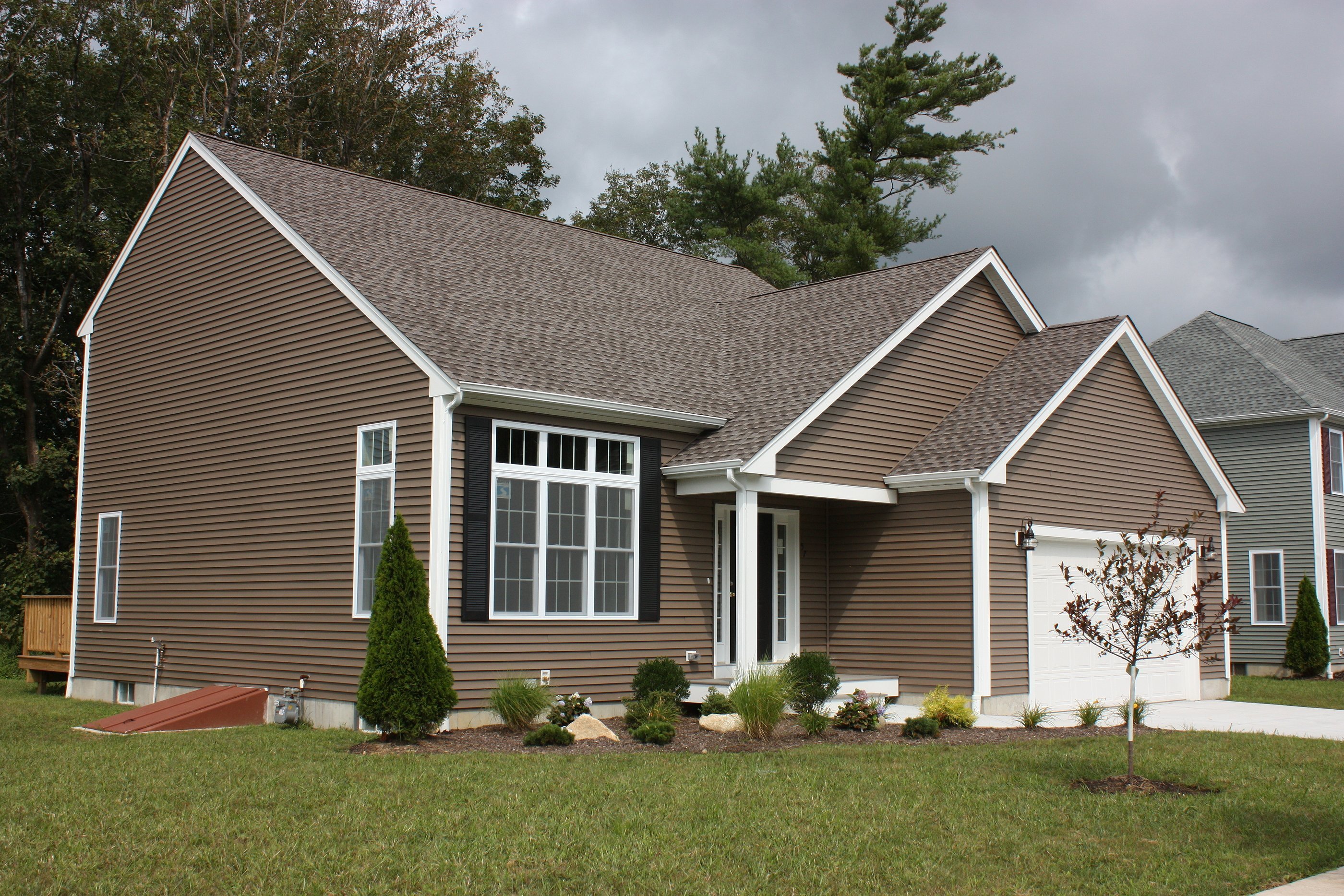 House Siding Mukwonago Siding on a home.