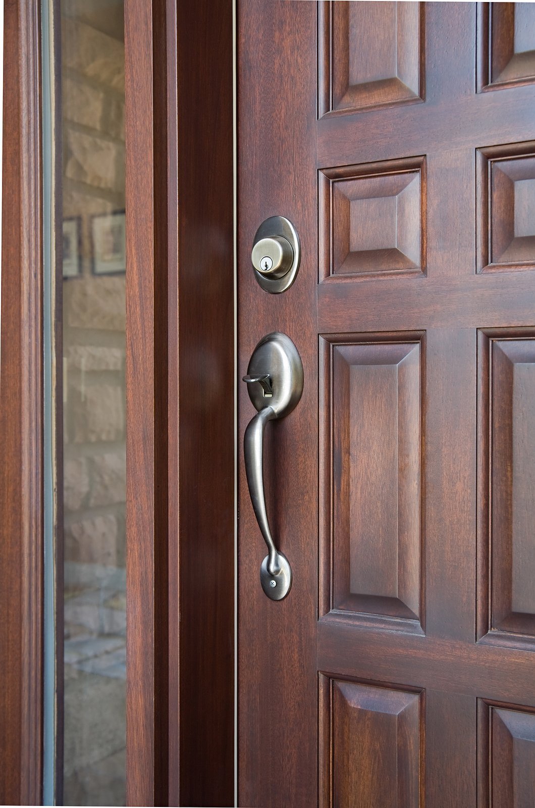 Front door of a home.